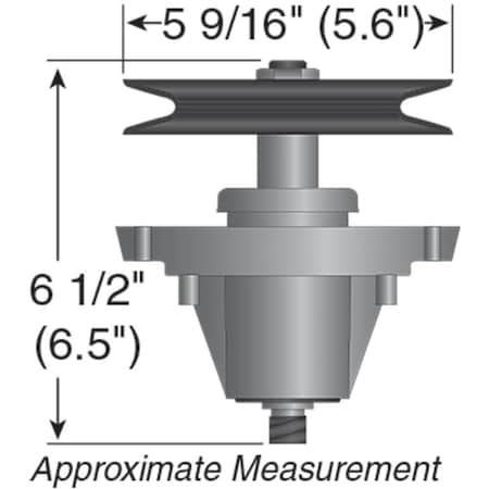 Stens New 285-703 Spindle Assembly For Cub Cadet Lt42, Lt42C, Lx42, Xt1-Lt42, Xt2-Lx42, Mtd 131Pa1Zs099 285-703